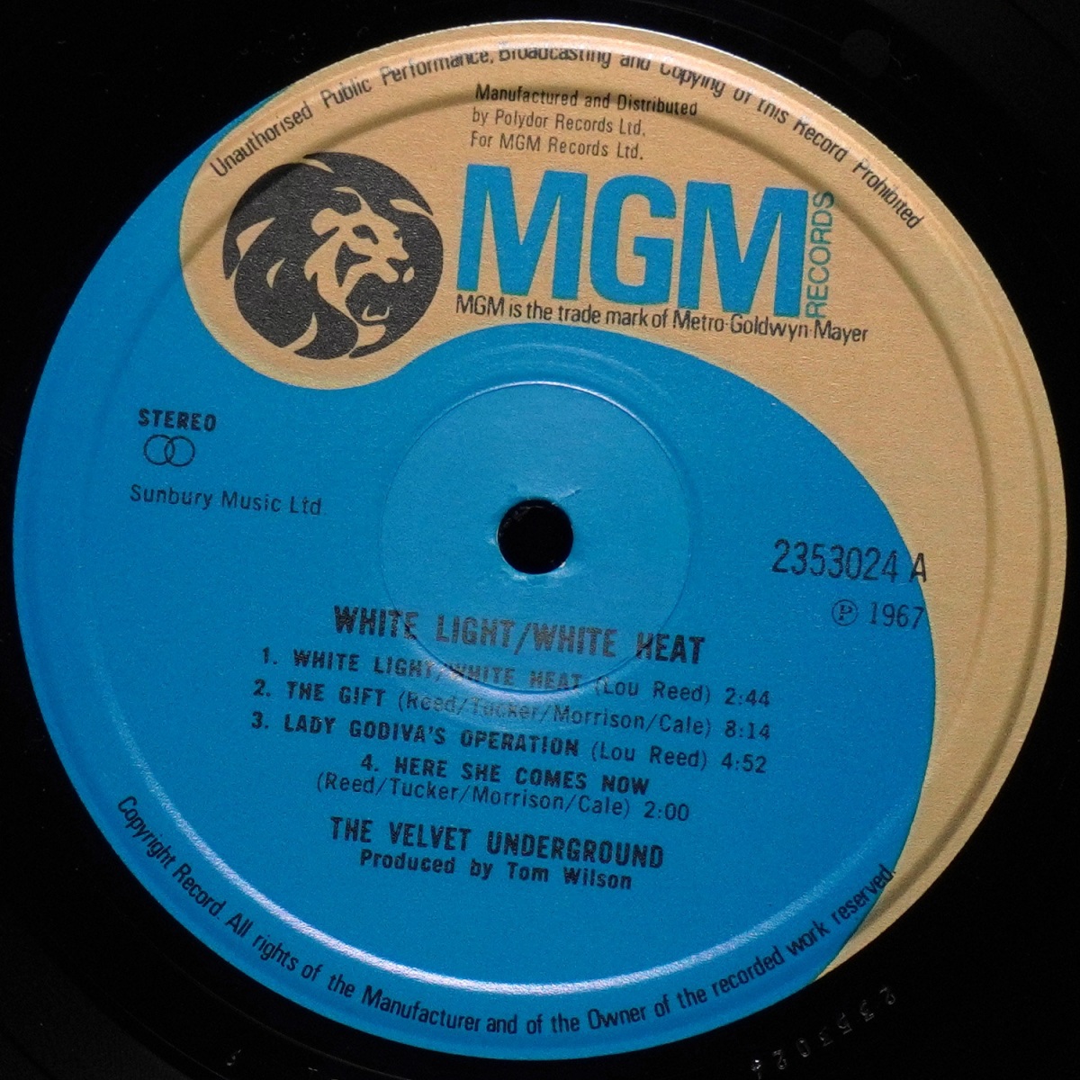 LP Velvet Underground — White Light / White Heat фото 3