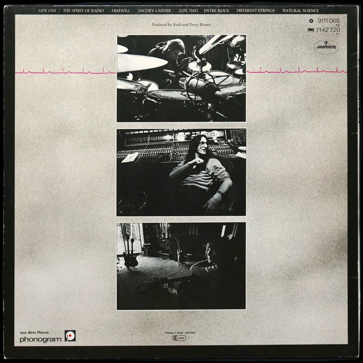 LP Rush — Permanent Waves фото 2