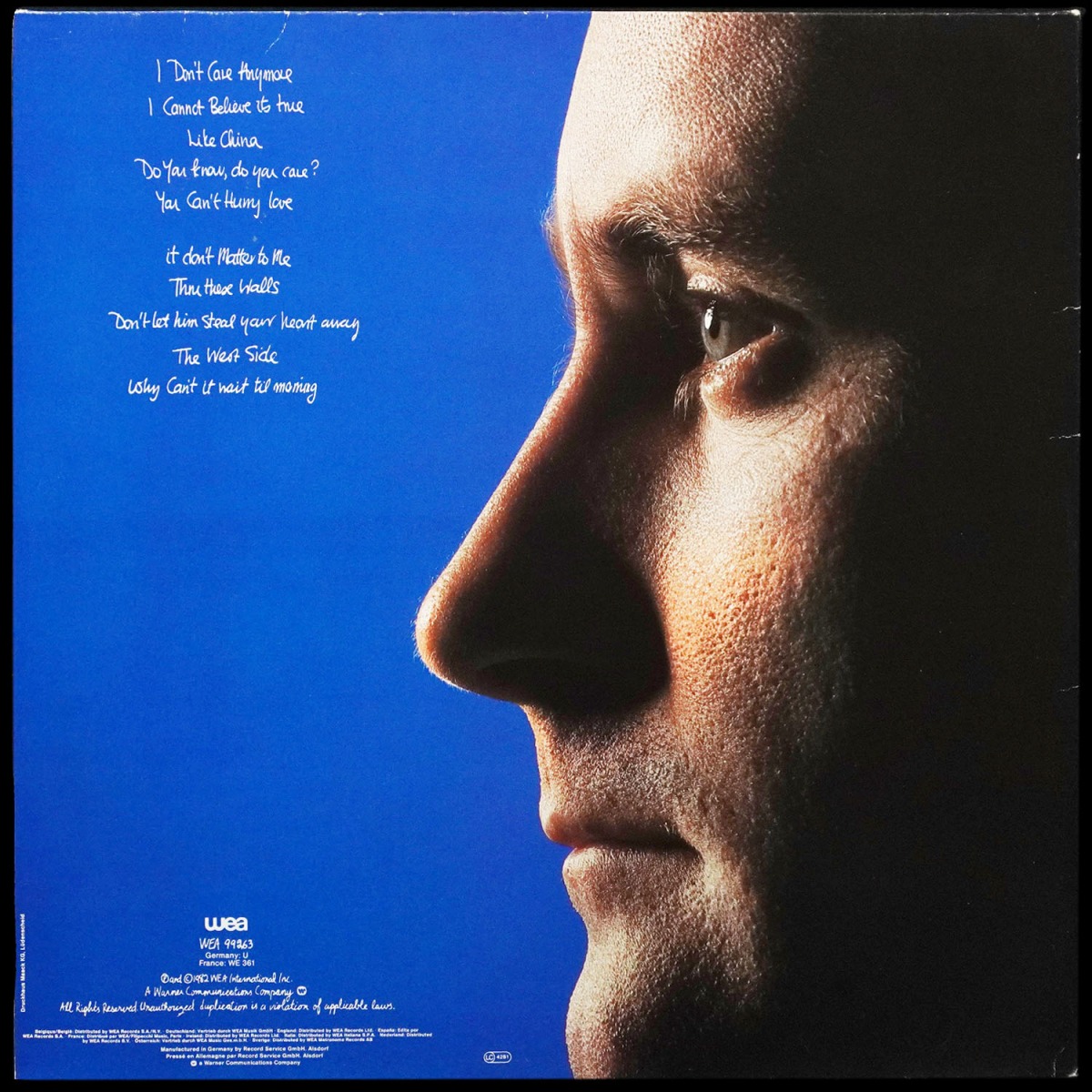 LP Phil Collins — Hello, I Must Be Going! фото 3