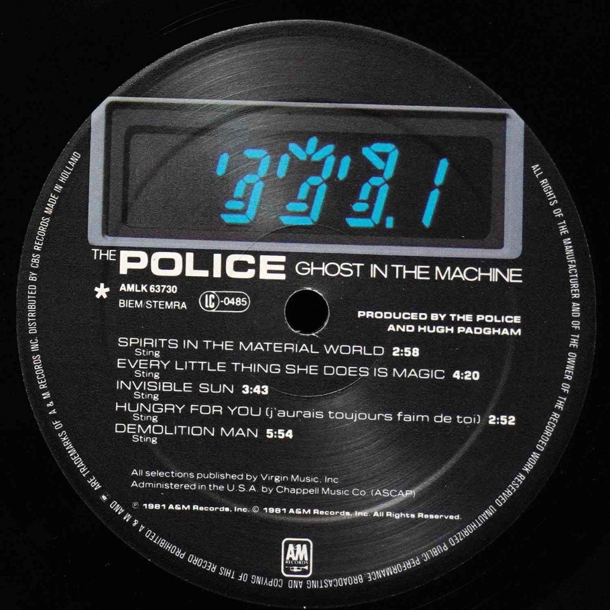 LP Police — Ghost In The Machine фото 3