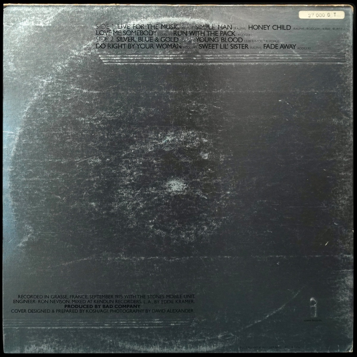 LP Bad Company — Run With The Pack фото 3