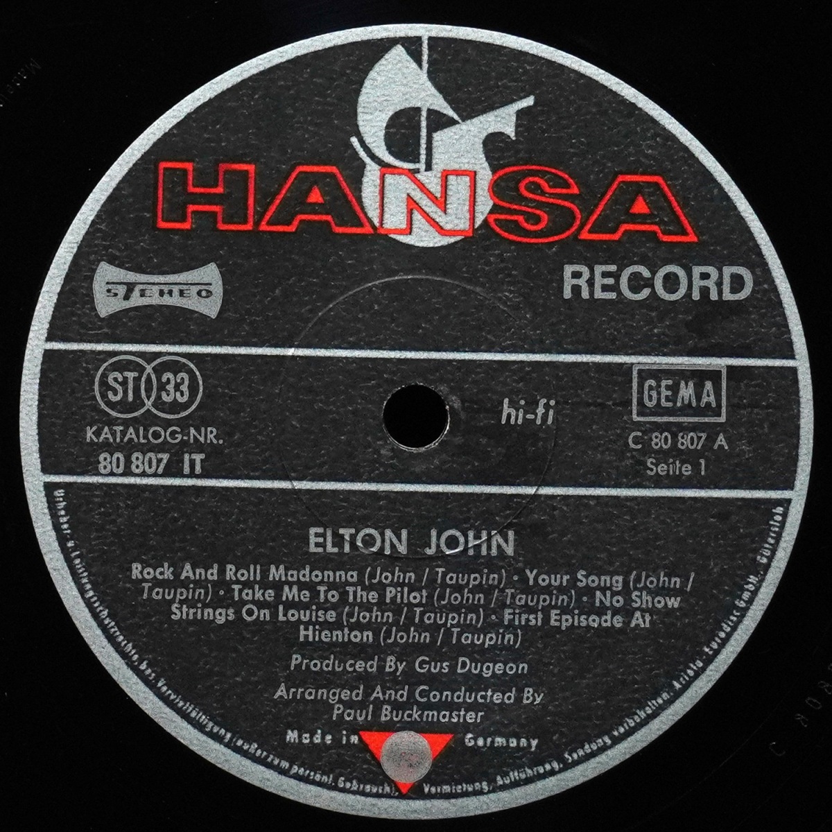 LP Elton John — Elton John фото 3
