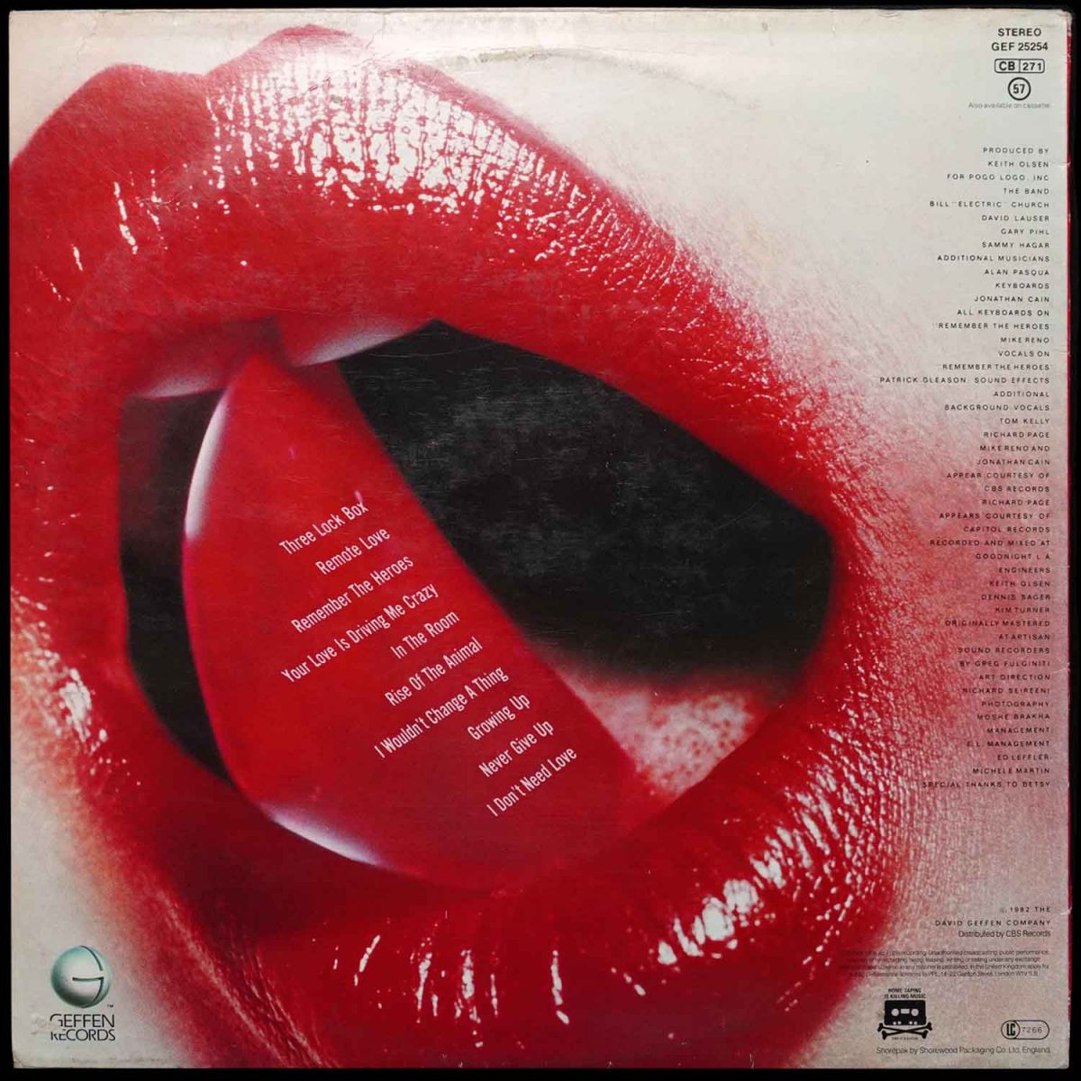 LP Sammy Hagar — Three Lock Box фото 2