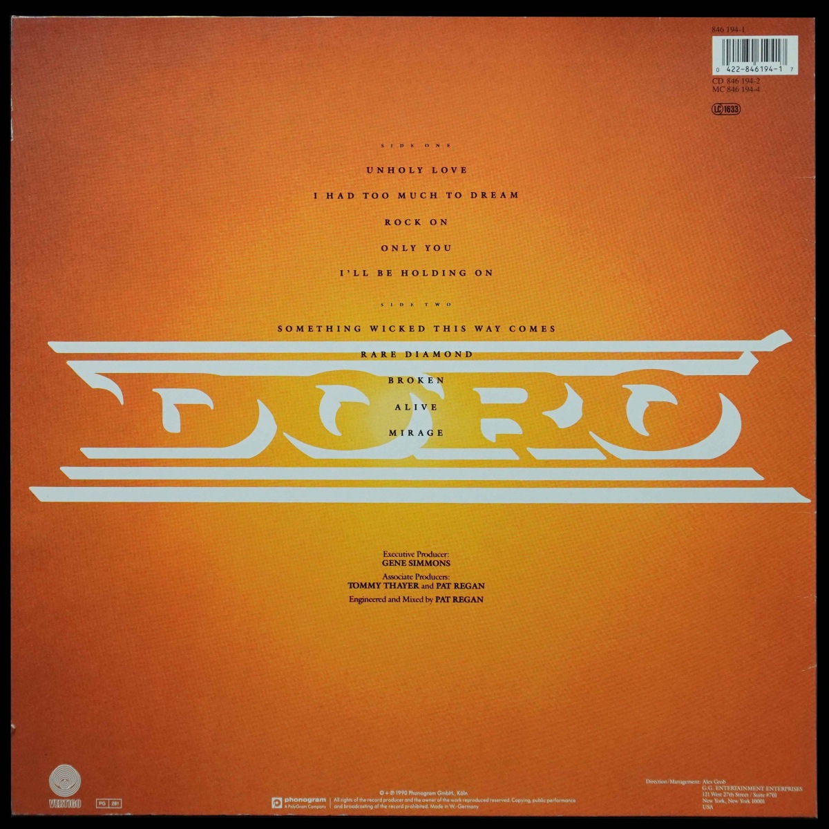 LP Doro — Doro фото 3
