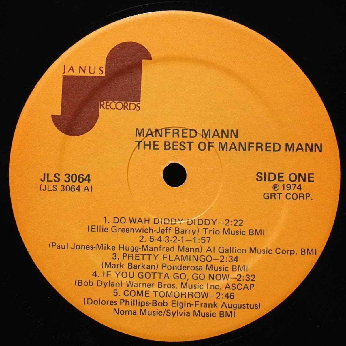 LP Manfred Mann — Best Of Manfred Mann фото 2