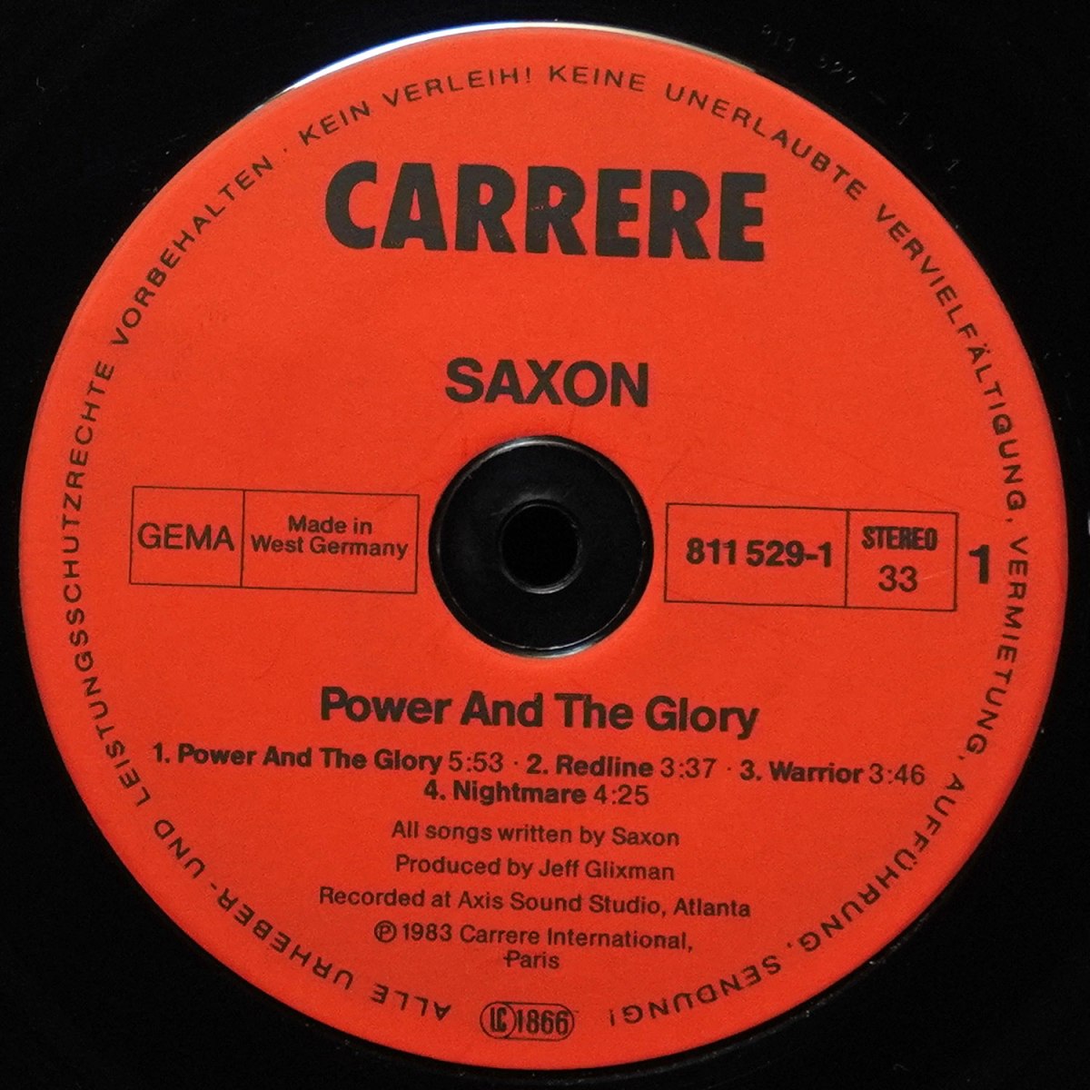 LP Saxon — Power & The Glory фото 3