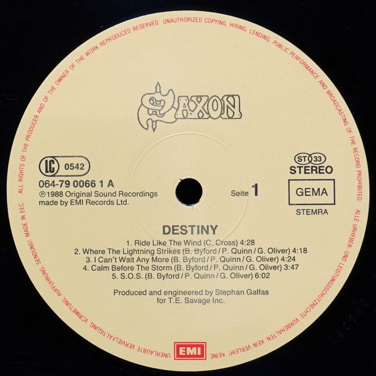 LP Saxon — Destiny фото 3