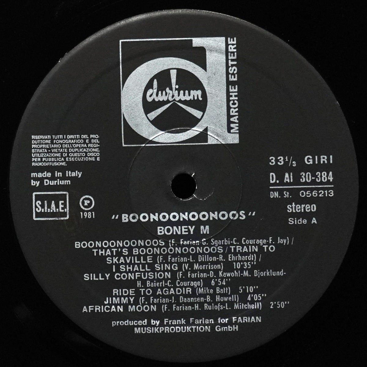 LP Boney M — Boonoonoonoos (+ постер) фото 3