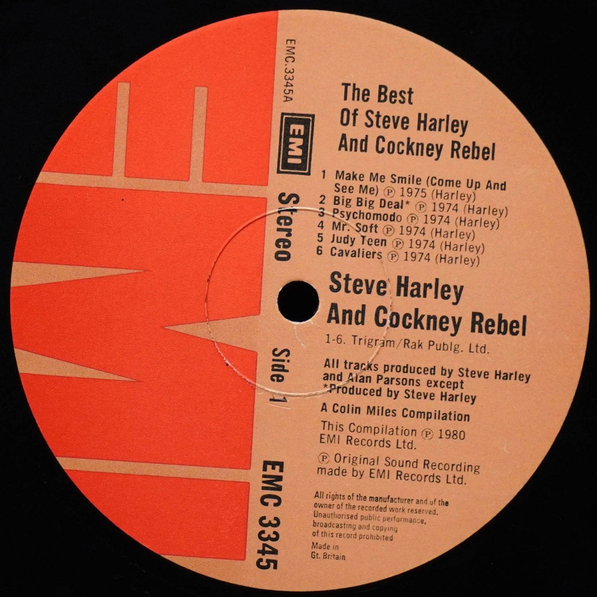 LP Steve Harley & Cockney Rebel — Best Of Steve Harley & Cockney Rebel фото 3