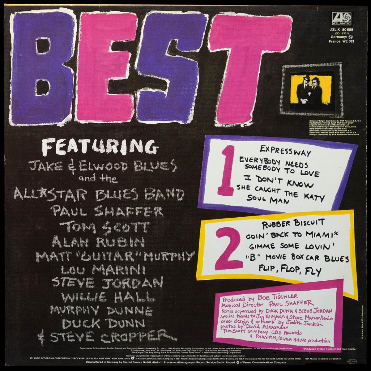 LP Blues Brothers — Best Of The Blues Brothers фото 2