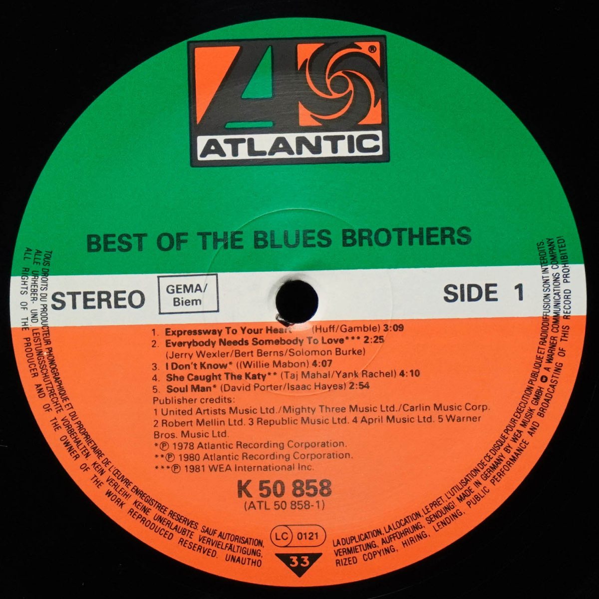 LP Blues Brothers — Best Of The Blues Brothers фото 3