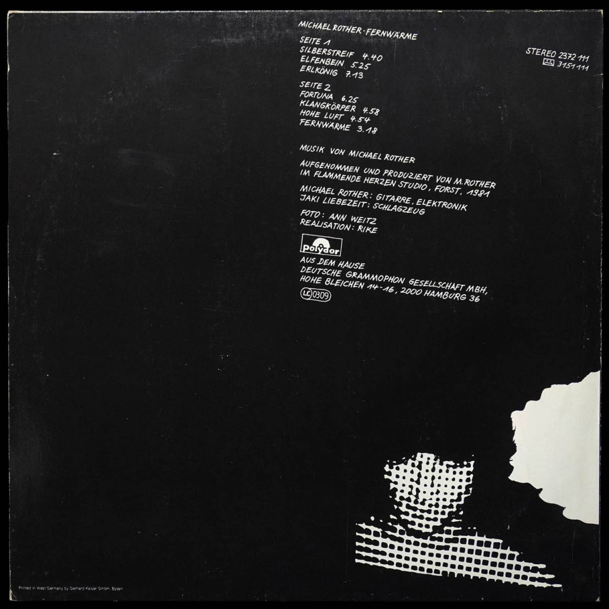 LP Michael Rother — Fernwarme фото 2