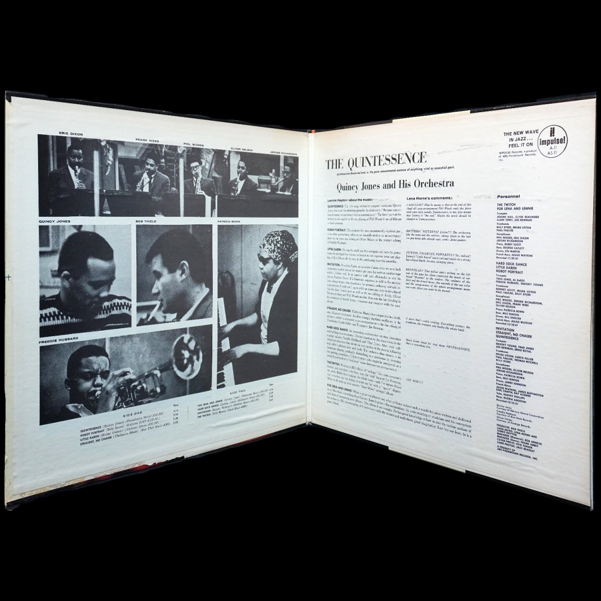 LP Quincy Jones And His Orchestra — Quintessence фото 3