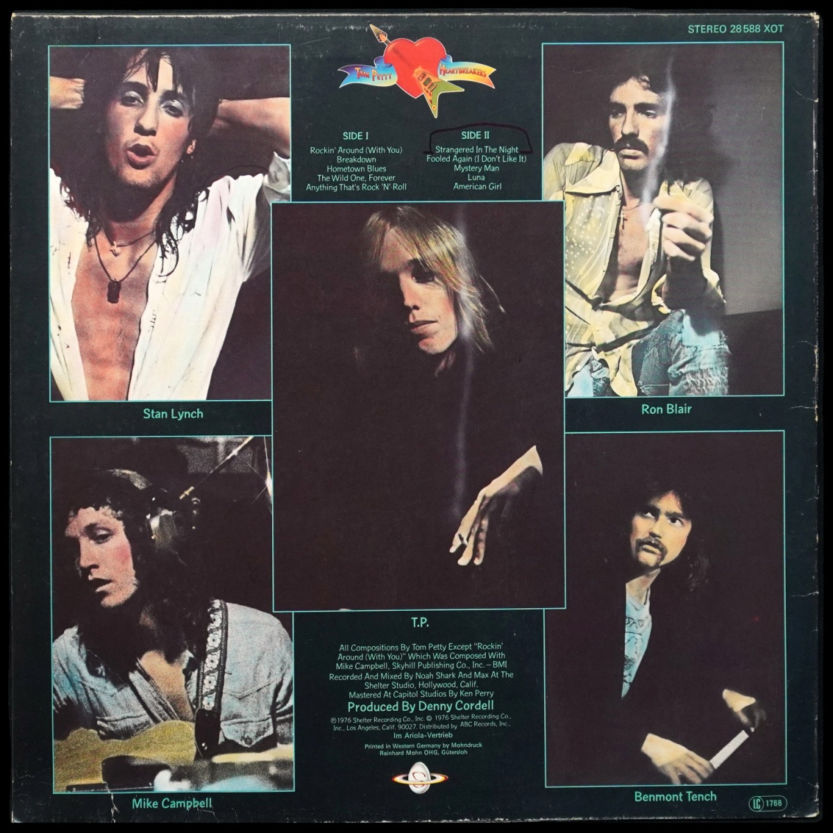 LP Tom Petty And The Heartbreakers — Tom Petty And The Heartbreakers фото 2