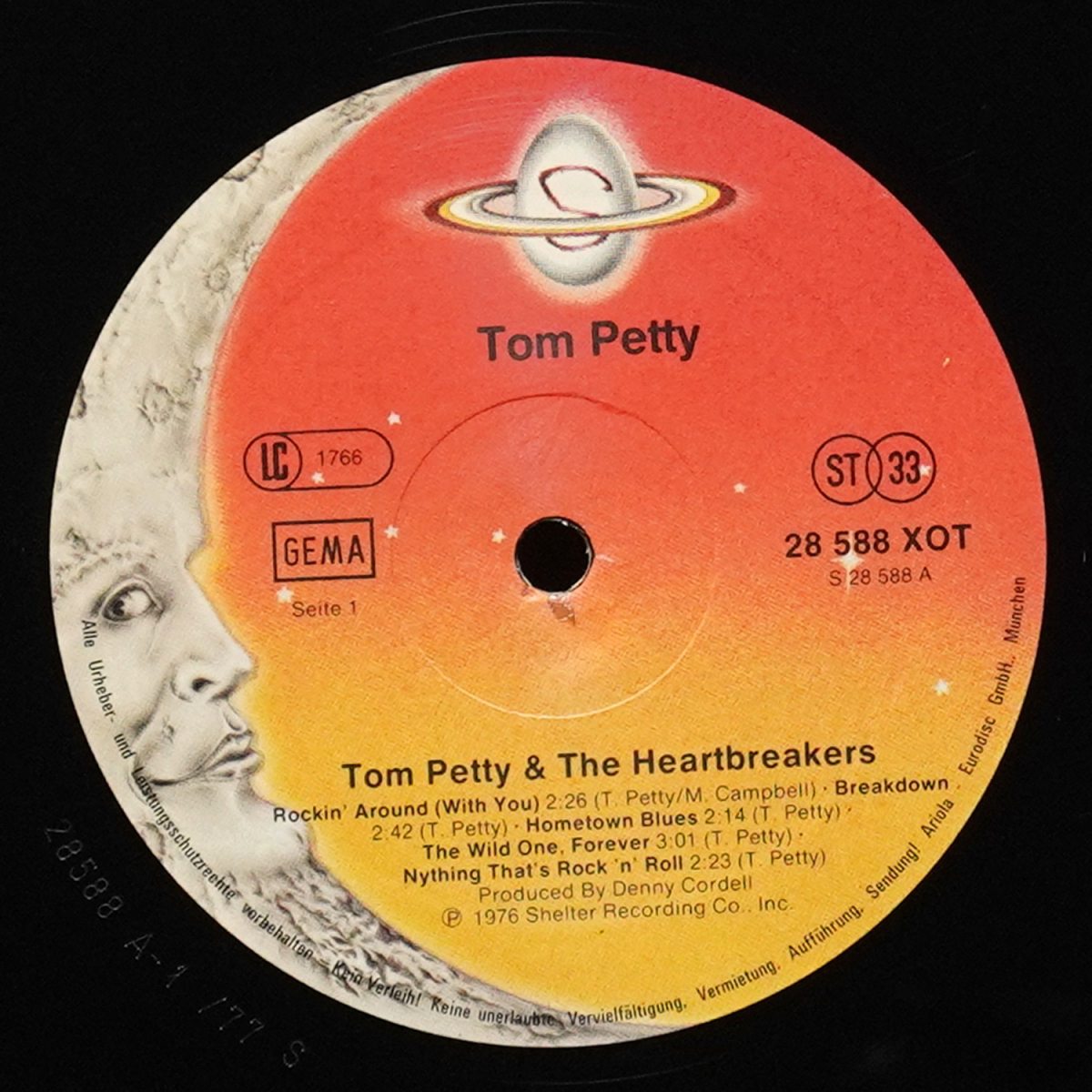 LP Tom Petty And The Heartbreakers — Tom Petty And The Heartbreakers фото 3
