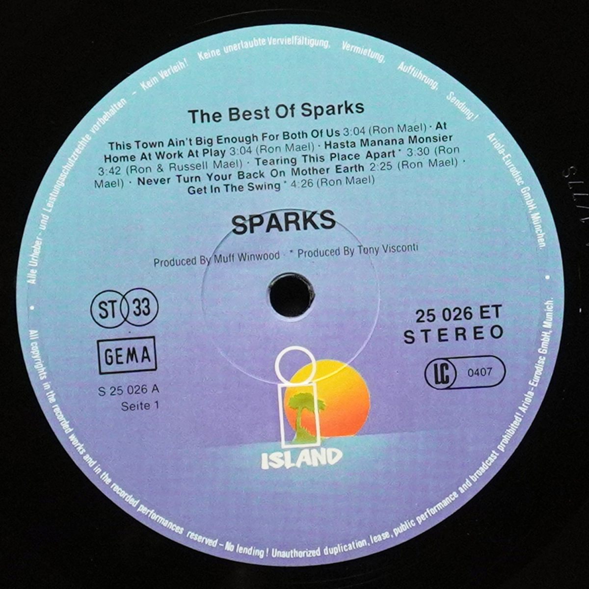 LP Sparks — Best Of Sparks фото 2