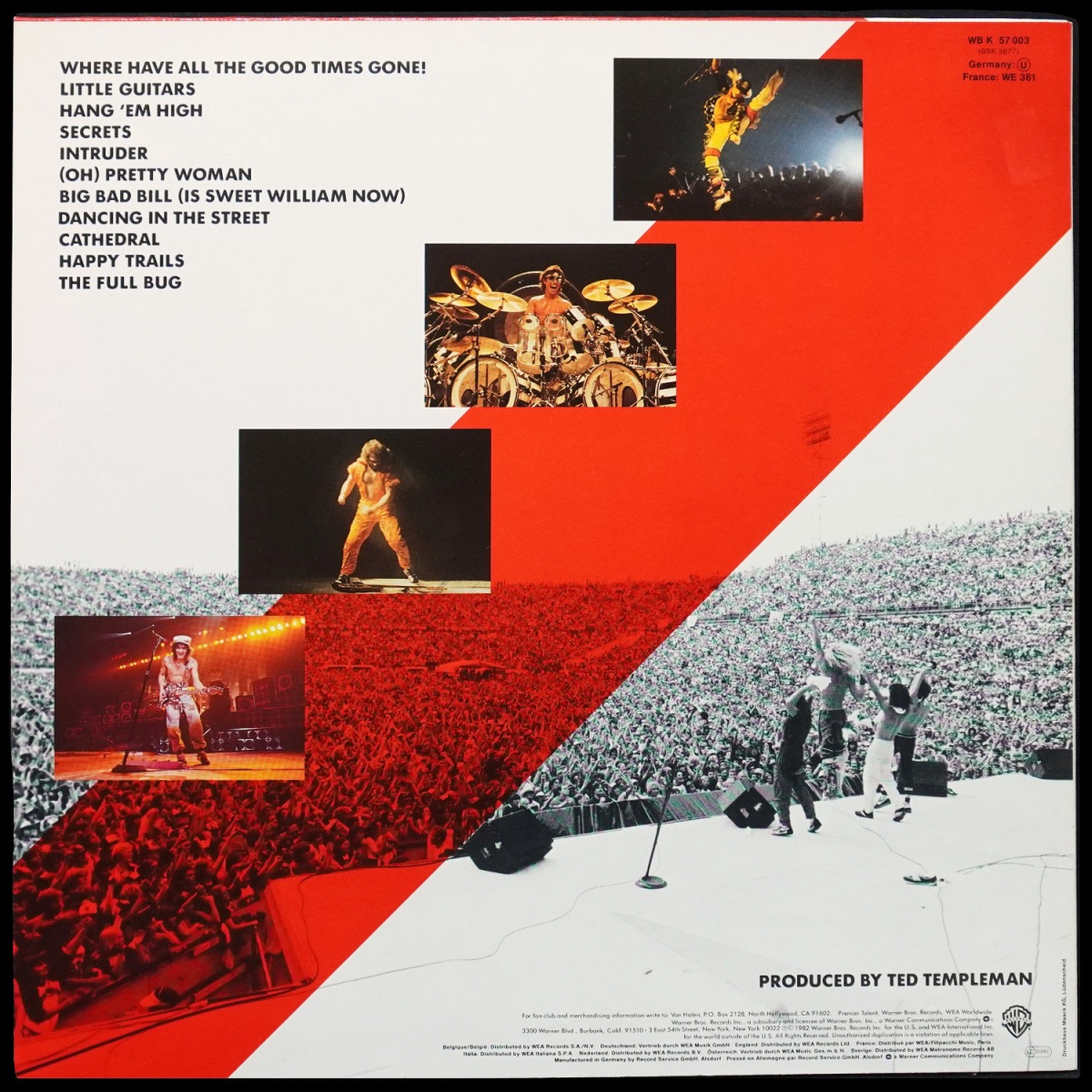 LP Van Halen — Diver Down фото 2