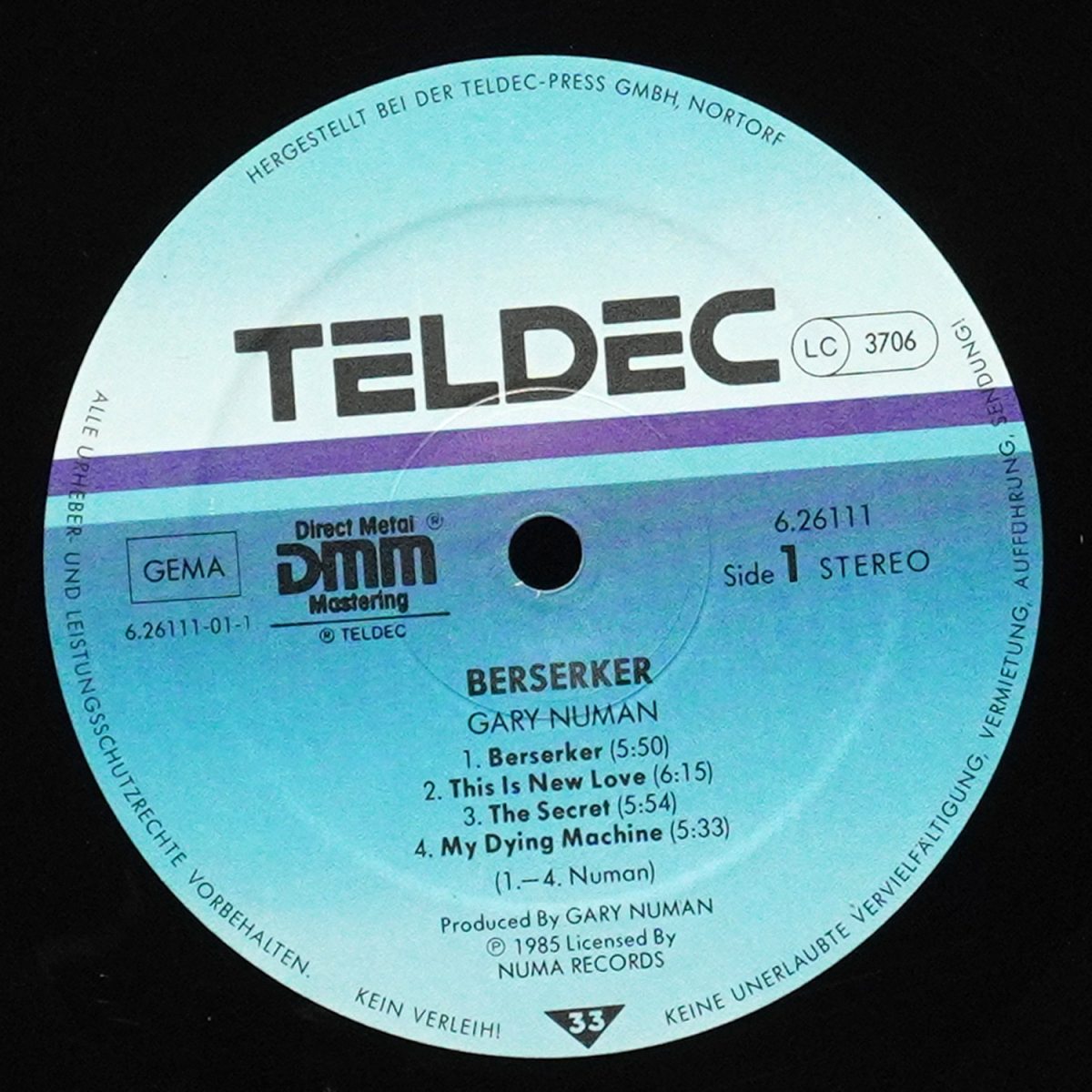LP Gary Numan — Berserker фото 3