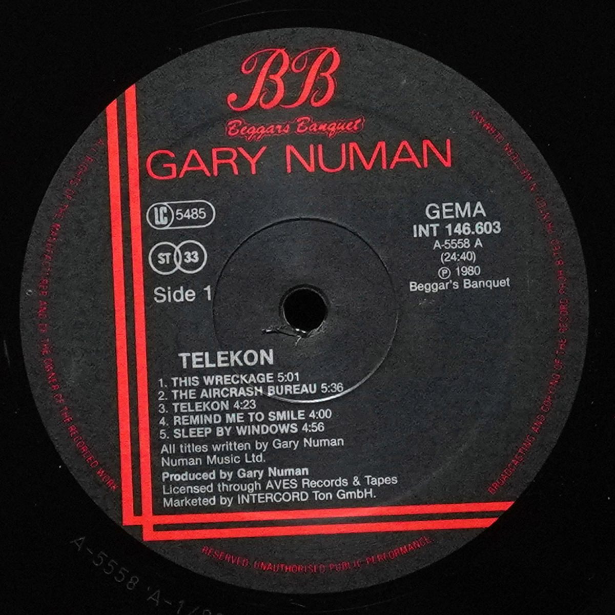 LP Gary Numan — Telekon фото 3