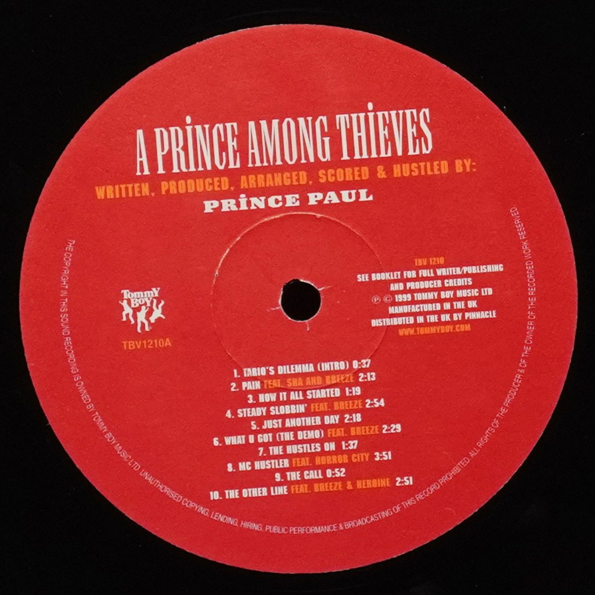 LP Prince Paul — A Prince Among Thieves (2LP) фото 3