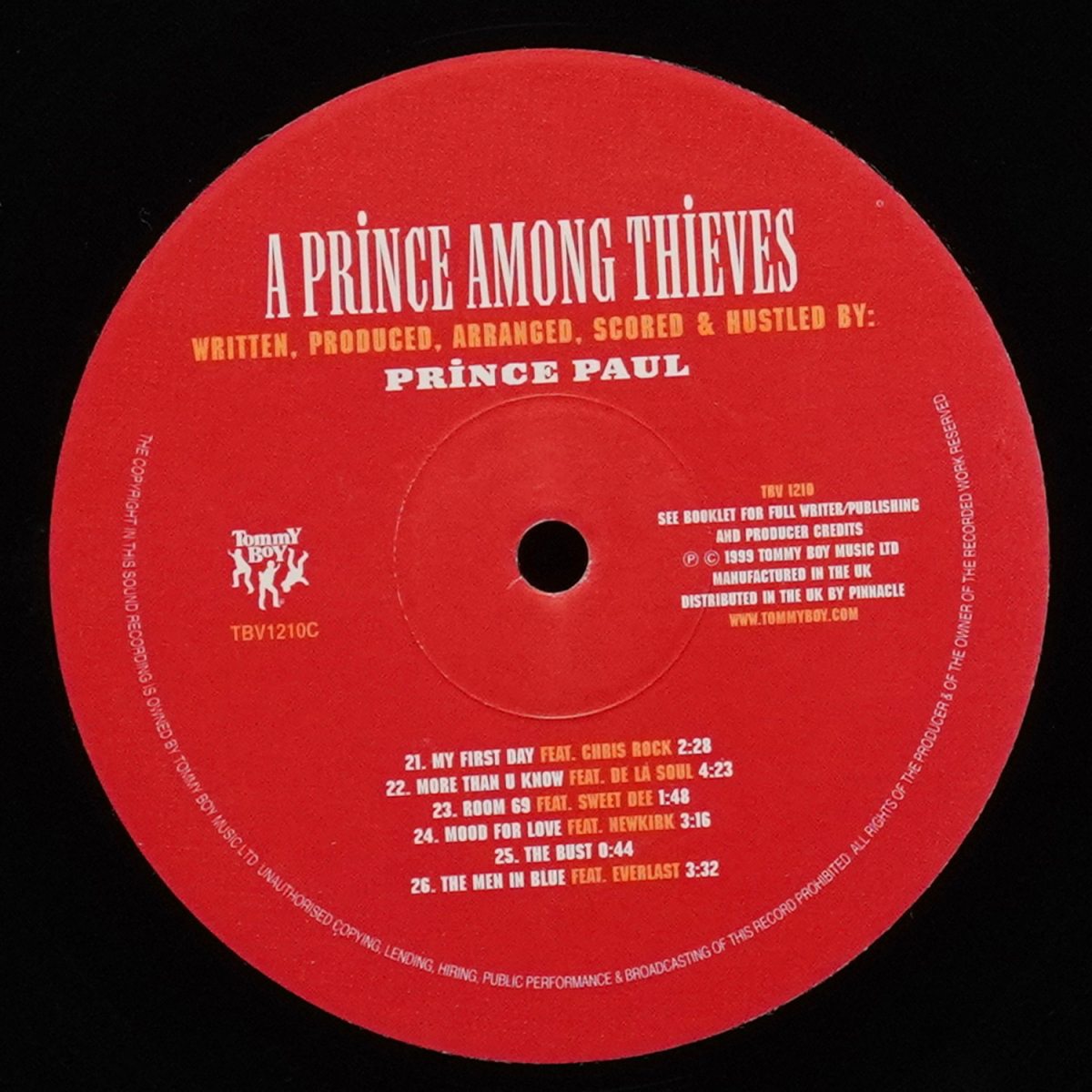 LP Prince Paul — A Prince Among Thieves (2LP) фото 5