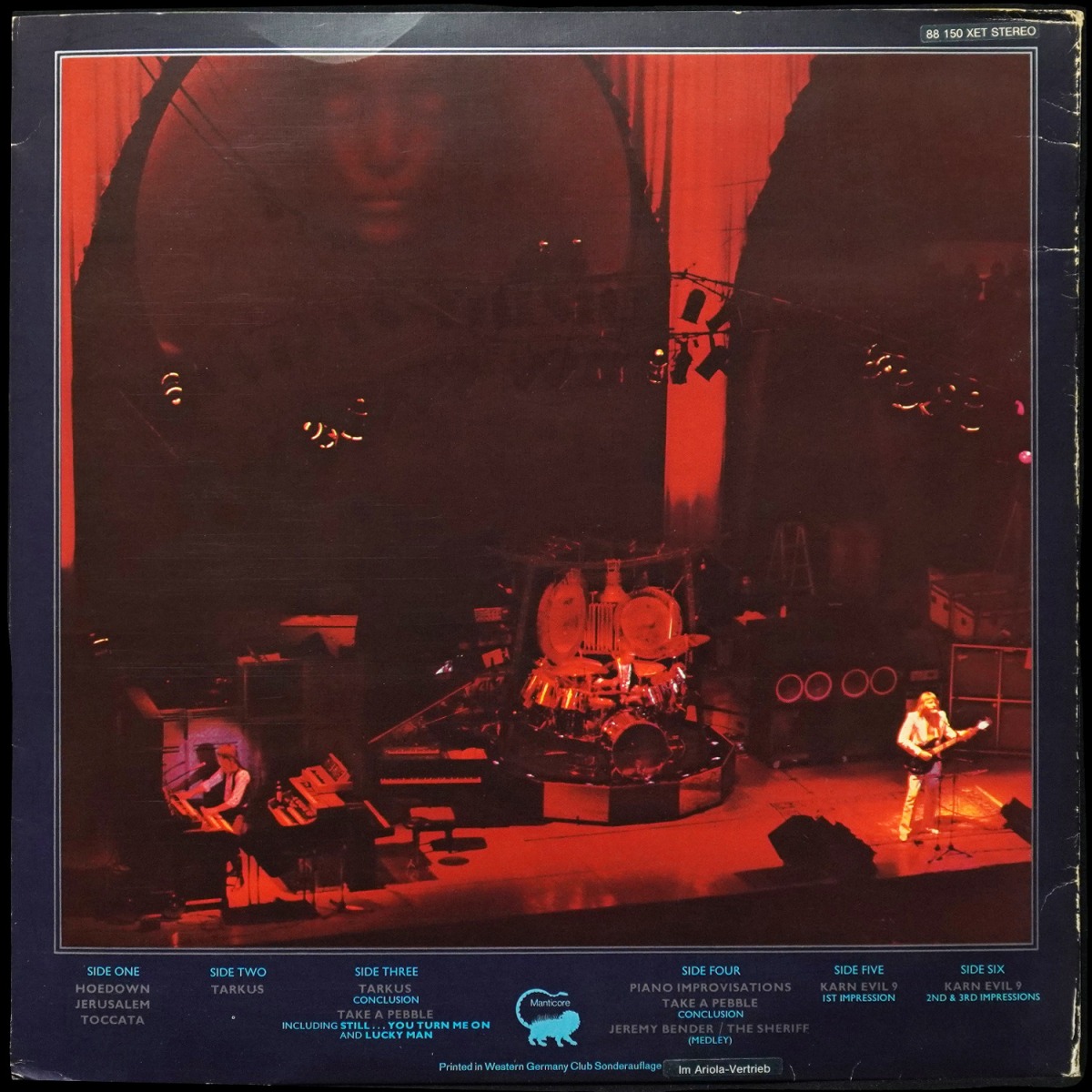 LP Emerson, Lake & Palmer — Welcome Back My Friends To The Show That Never Ends - Ladies And Gentlemen (3LP) фото 2