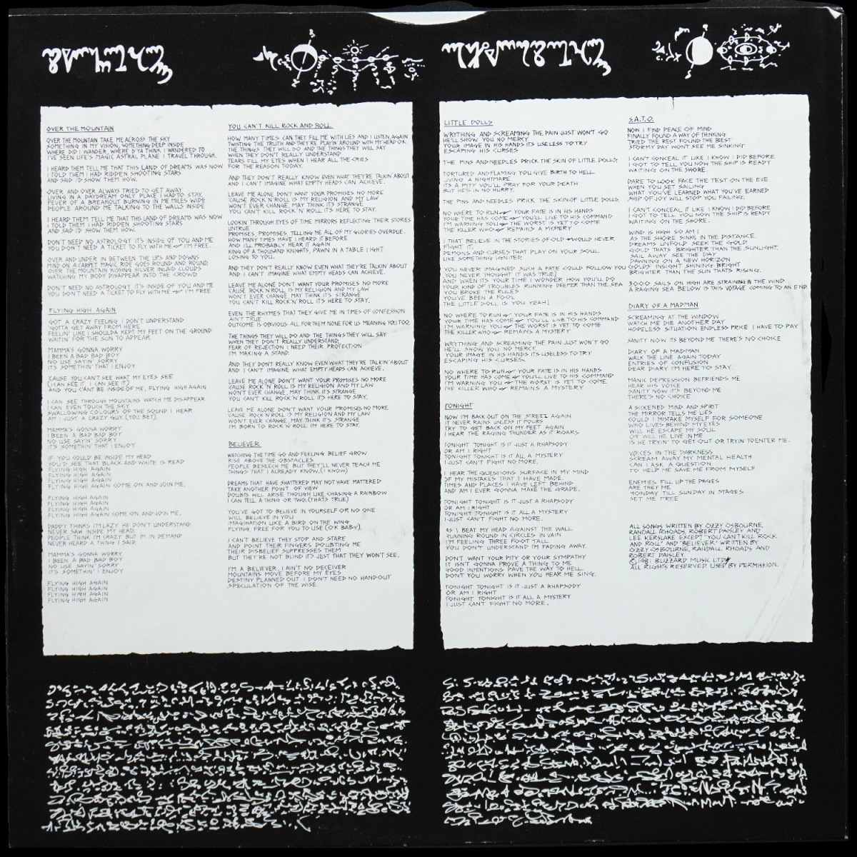 LP Ozzy Osbourne — Diary Of A Madman фото 4