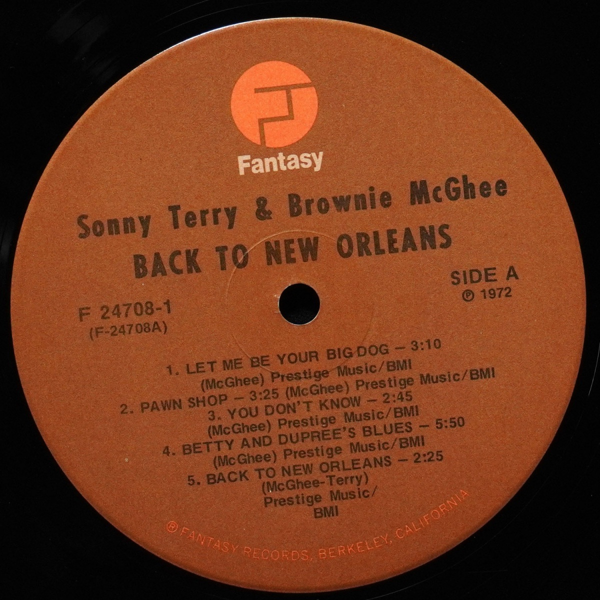 LP Sonny Terry — Back To New Orleans (2LP) фото 3