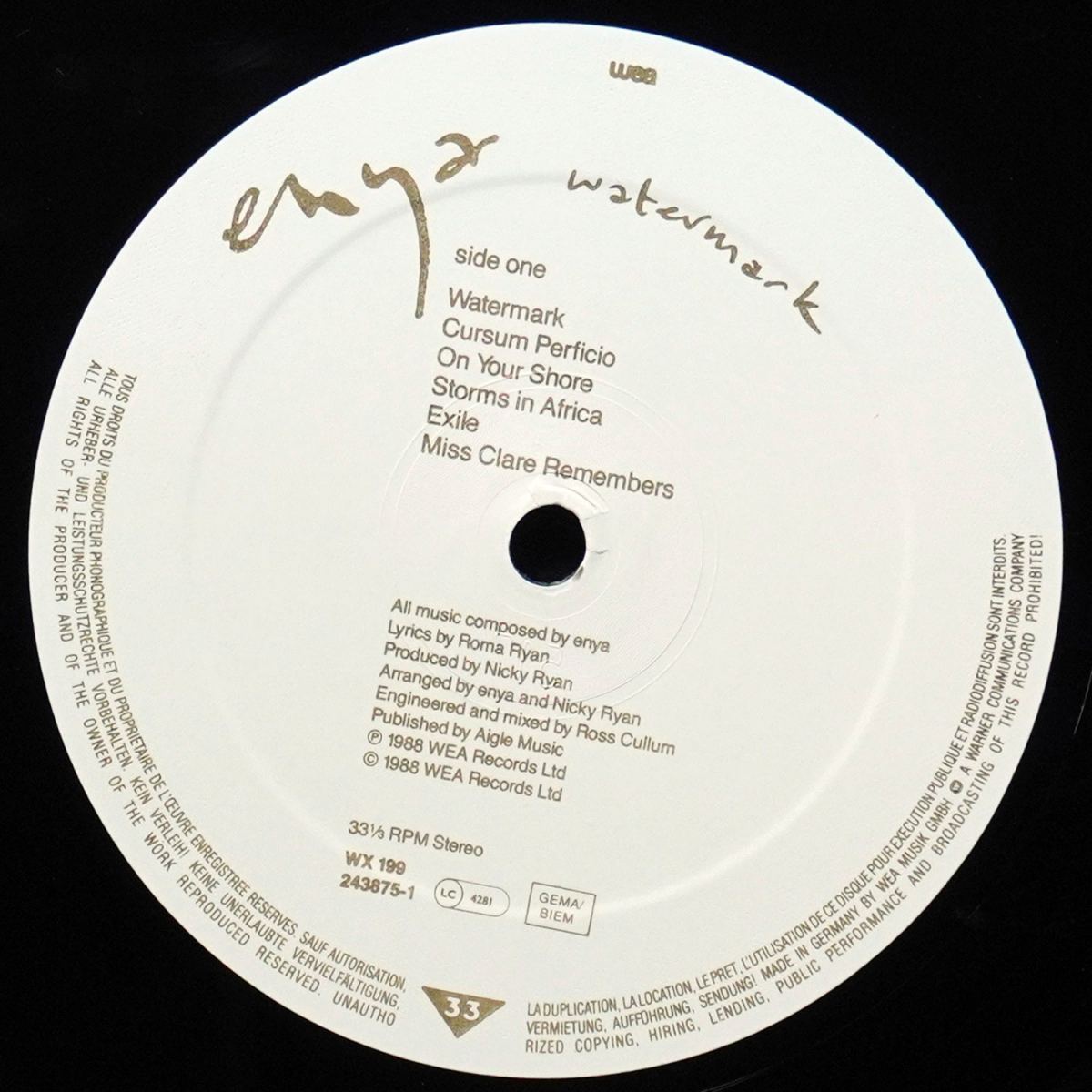 LP Enya — Watermark фото 3