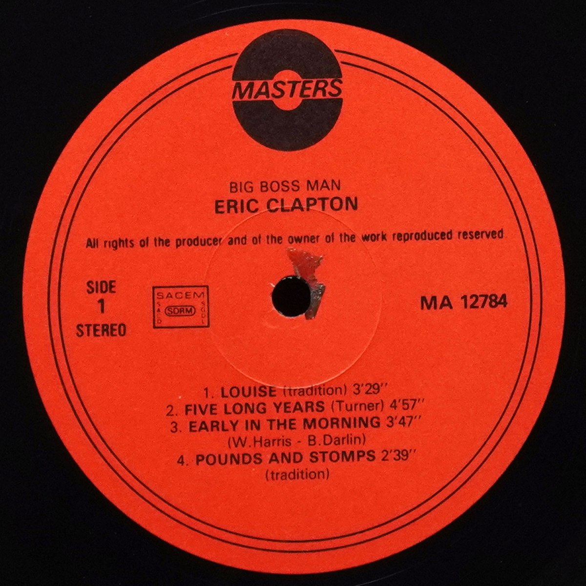 LP Eric Clapton — Big Boss Man фото 2