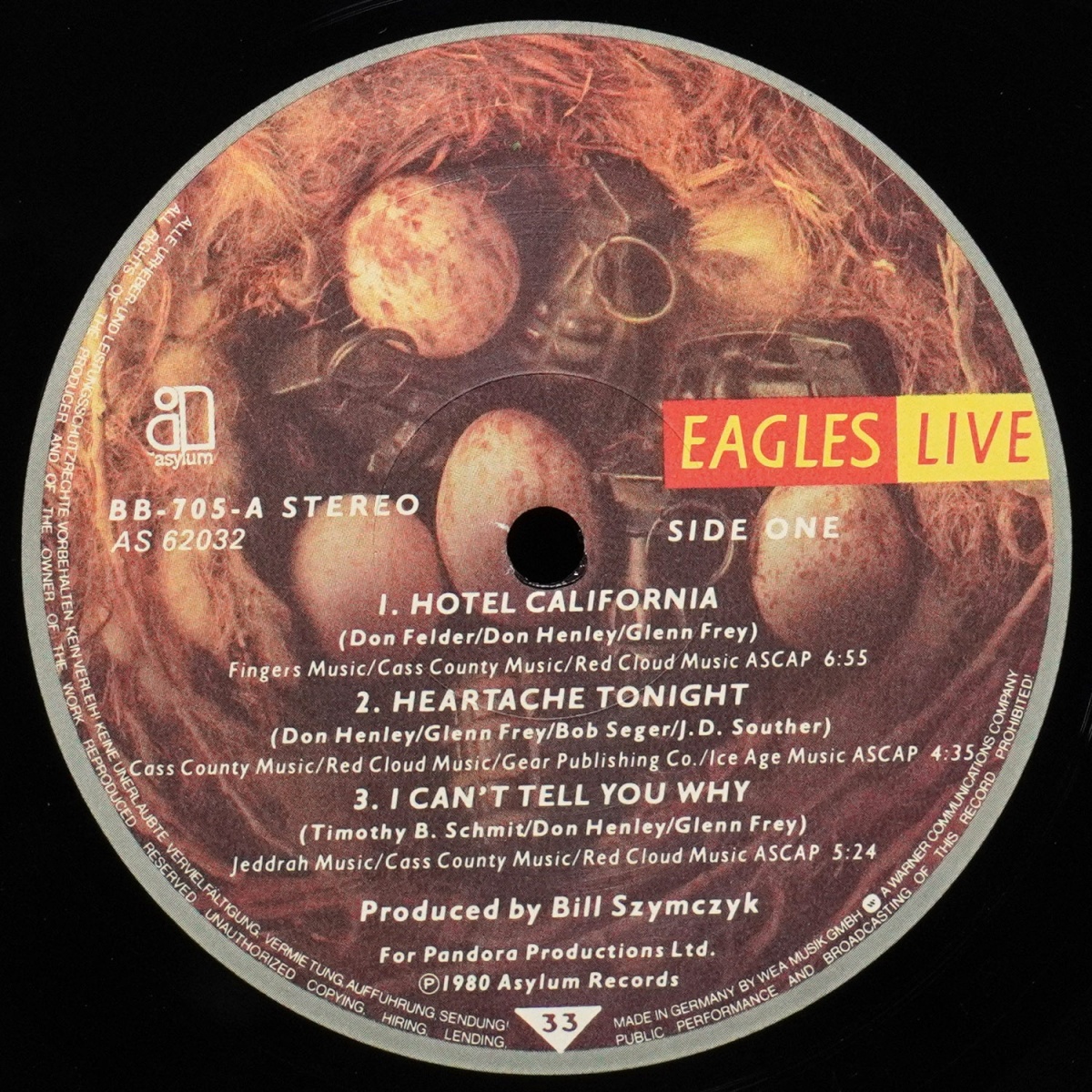 LP Eagles — Eagles Live (2LP, + постер) фото 3