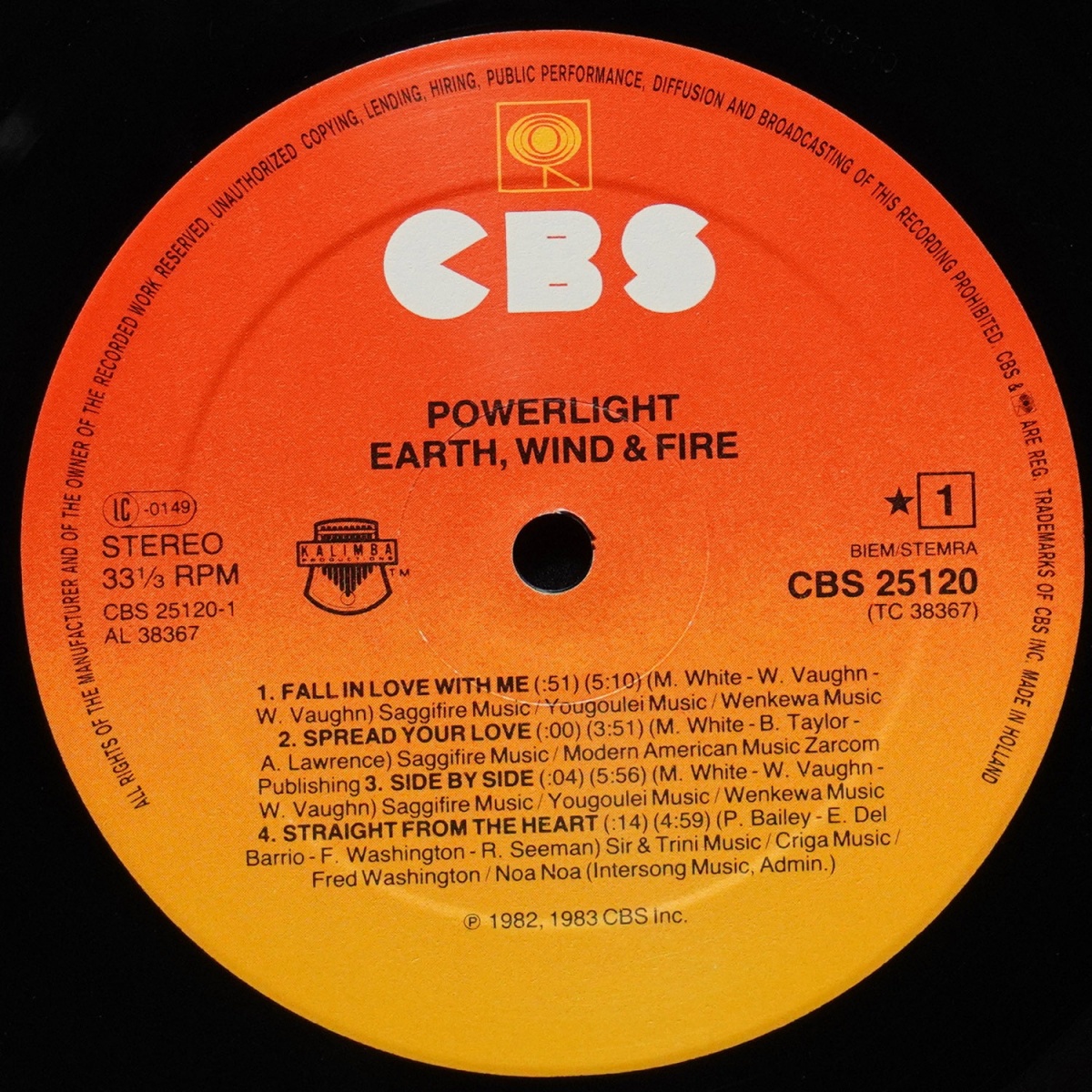 LP Earth, Wind & Fire — Powerlight фото 2