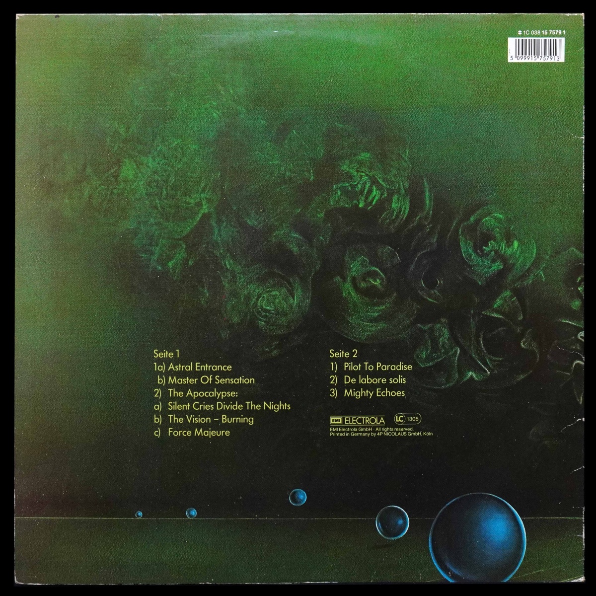 LP Eloy — Silent Cries And Mighty Echoes фото 2