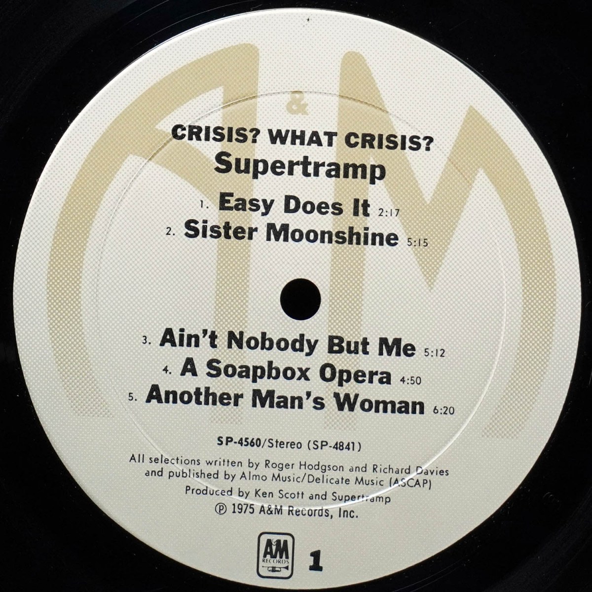 LP Supertramp — Crisis? What Crisis? фото 2