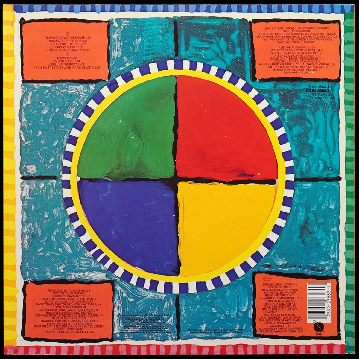 LP Talking Heads — Speaking In Tongues фото 3