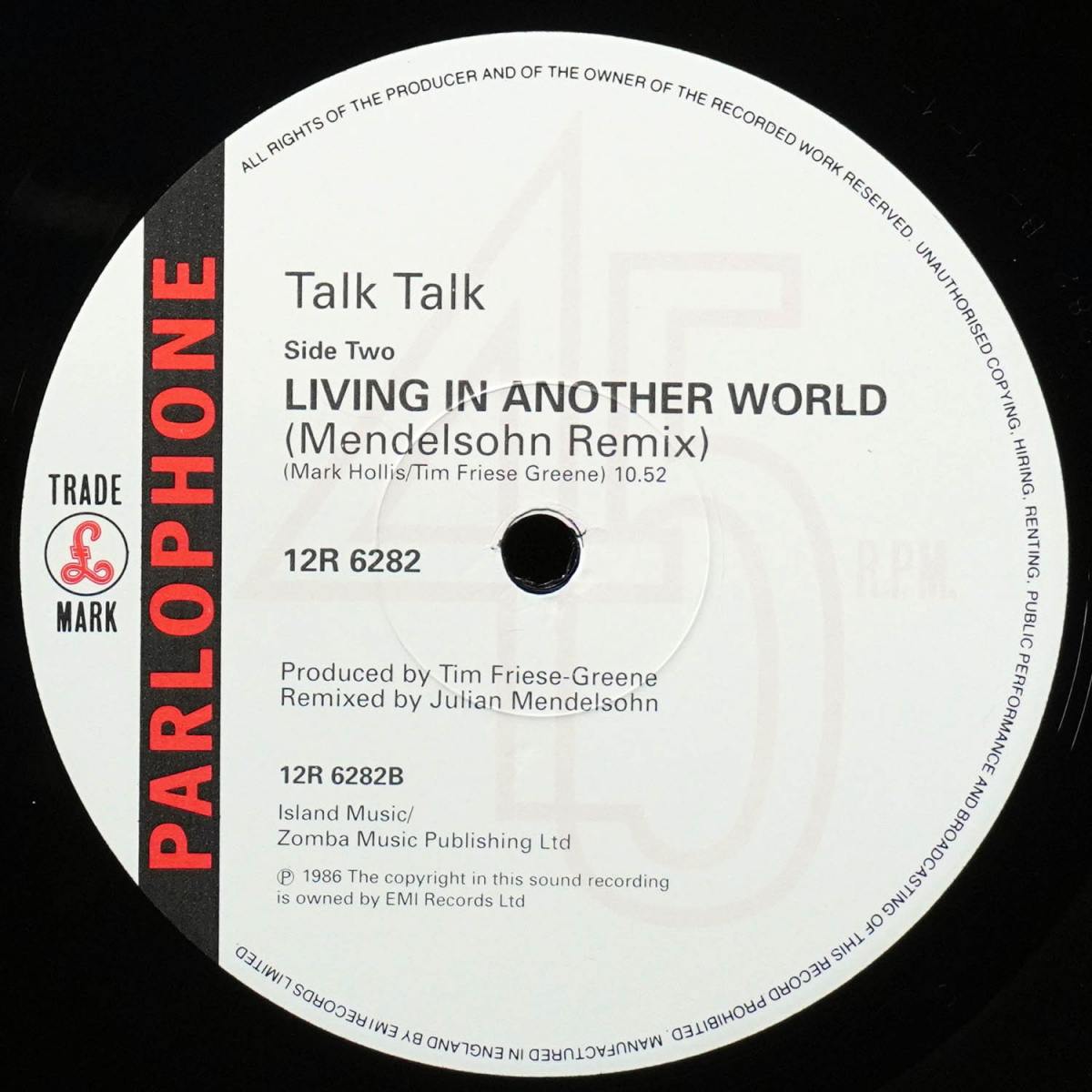 LP Talk Talk — Living In Another World (макси сингл) фото 2