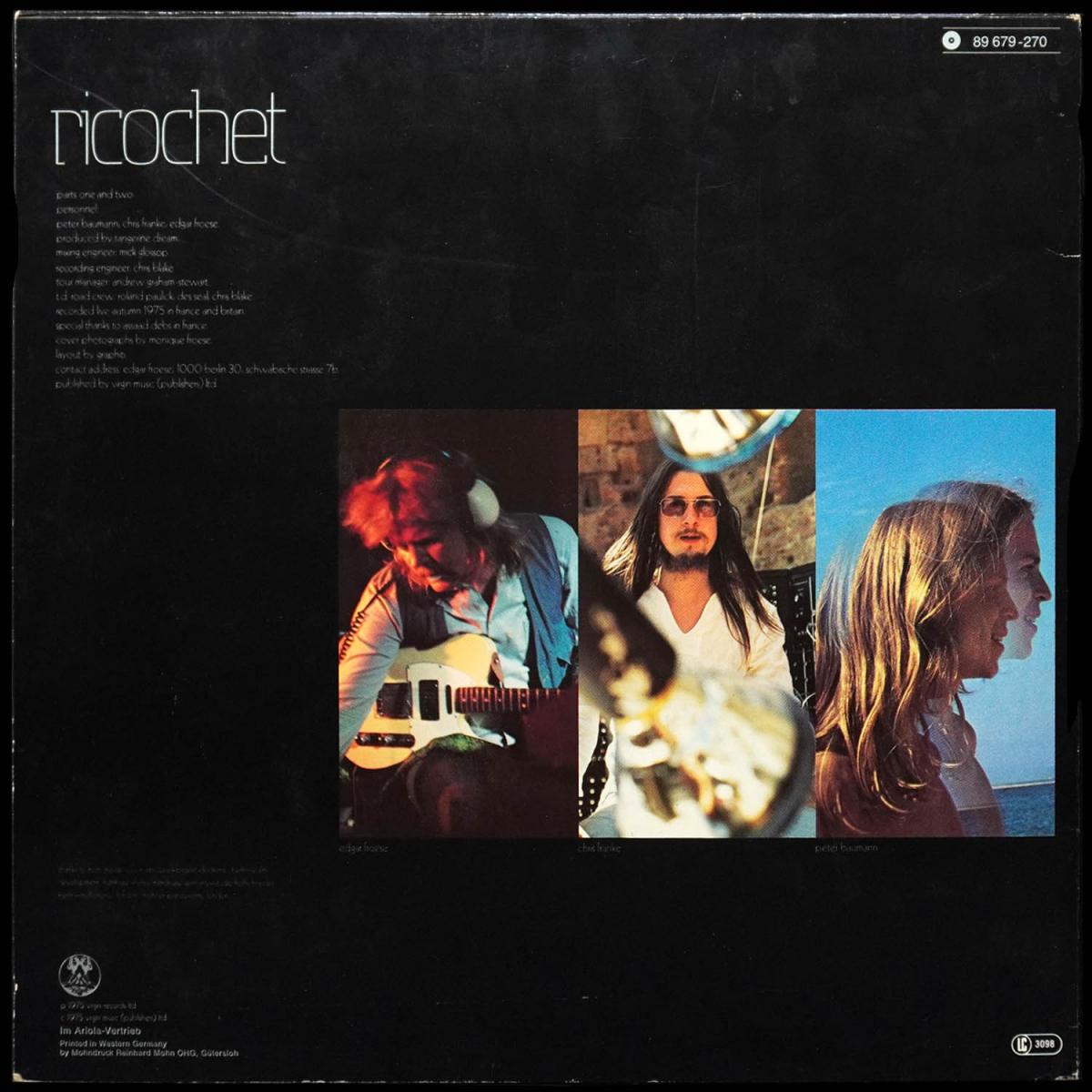 LP Tangerine Dream — Ricochet фото 3