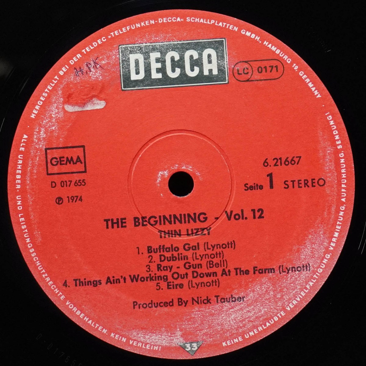 LP Thin Lizzy — Beginning Vol. 12 фото 3