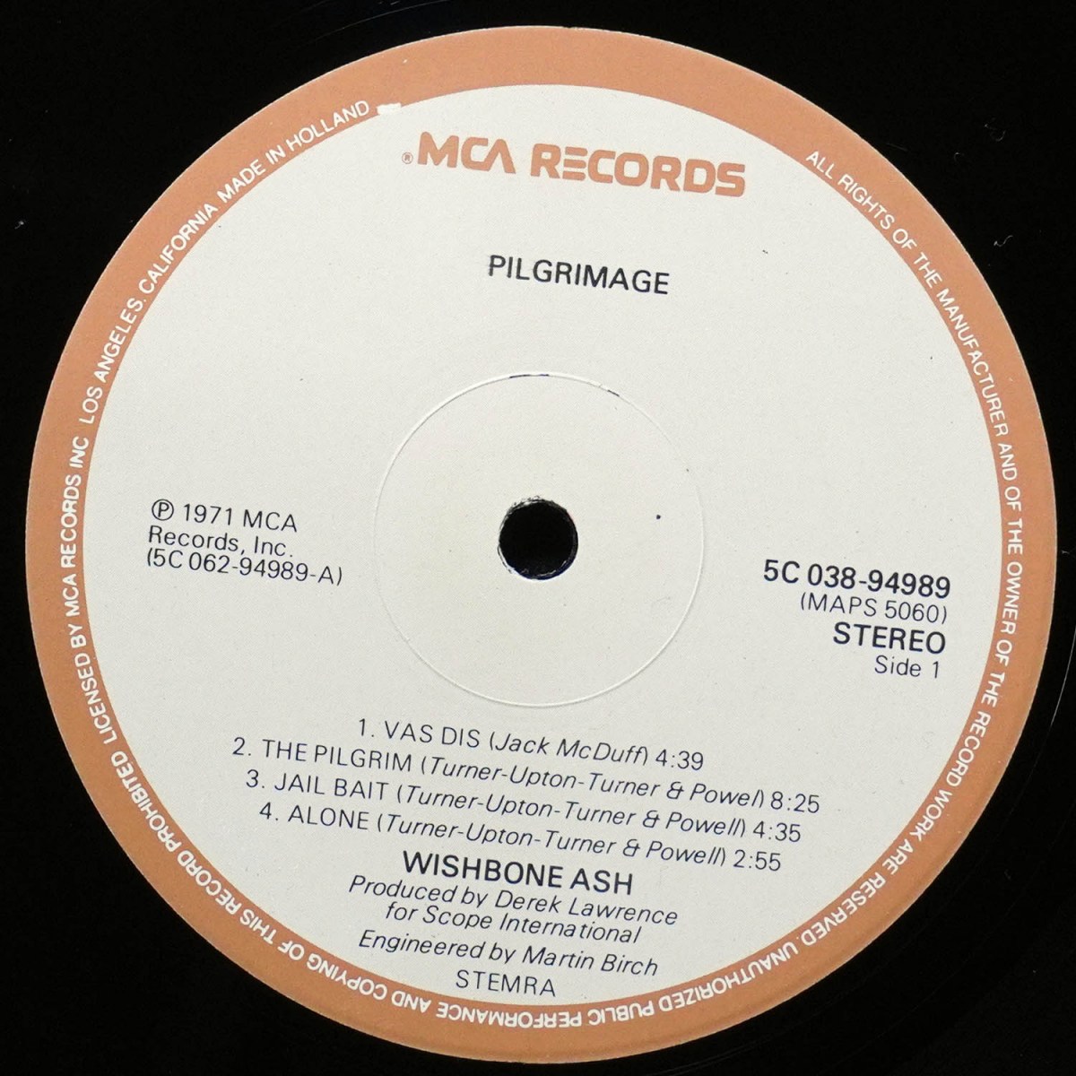 LP Wishbone Ash — Pilgrimage фото 2