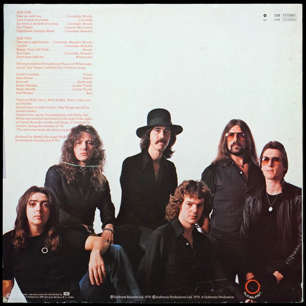 LP Whitesnake — Trouble фото 3