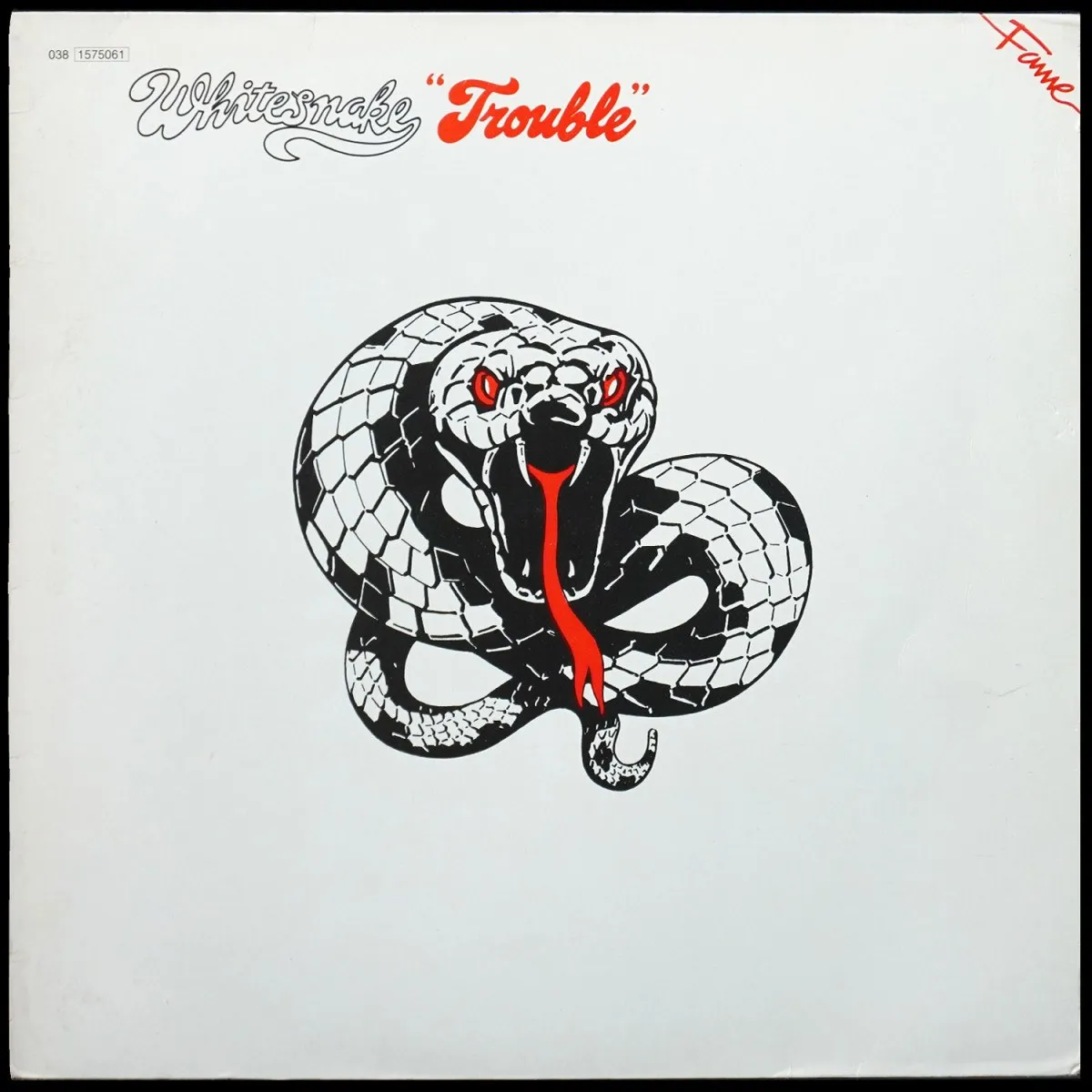LP Whitesnake — Trouble фото