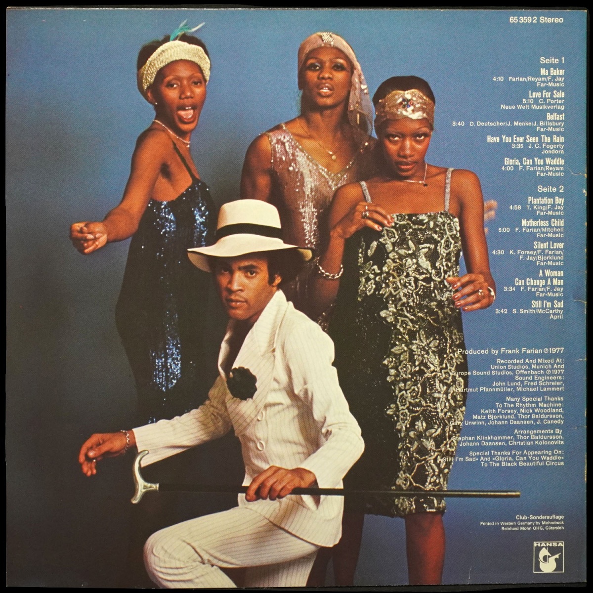 LP Boney M — Love For Sale (клубное издание) фото 2