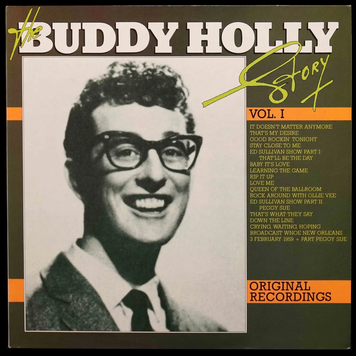LP Buddy Holly — Buddy Holly Story (Original Recordings) Vol. I фото