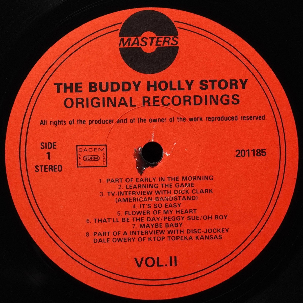 LP Buddy Holly — Buddy Holly Story (Original Recordings) Vol. II фото 2