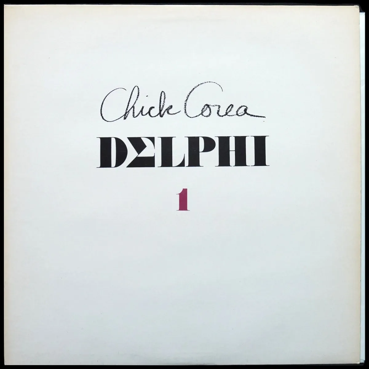 LP Chick Corea — Delphi 1 Solo Piano Improvisations фото