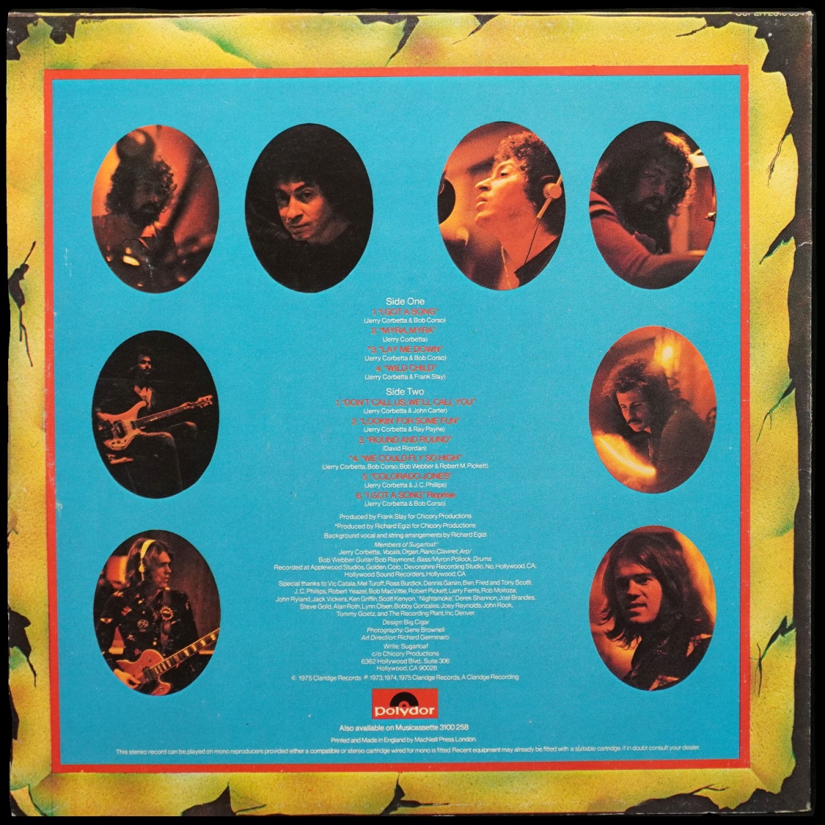 LP Sugarloaf — Don't Call Us - We'll Call You фото 2