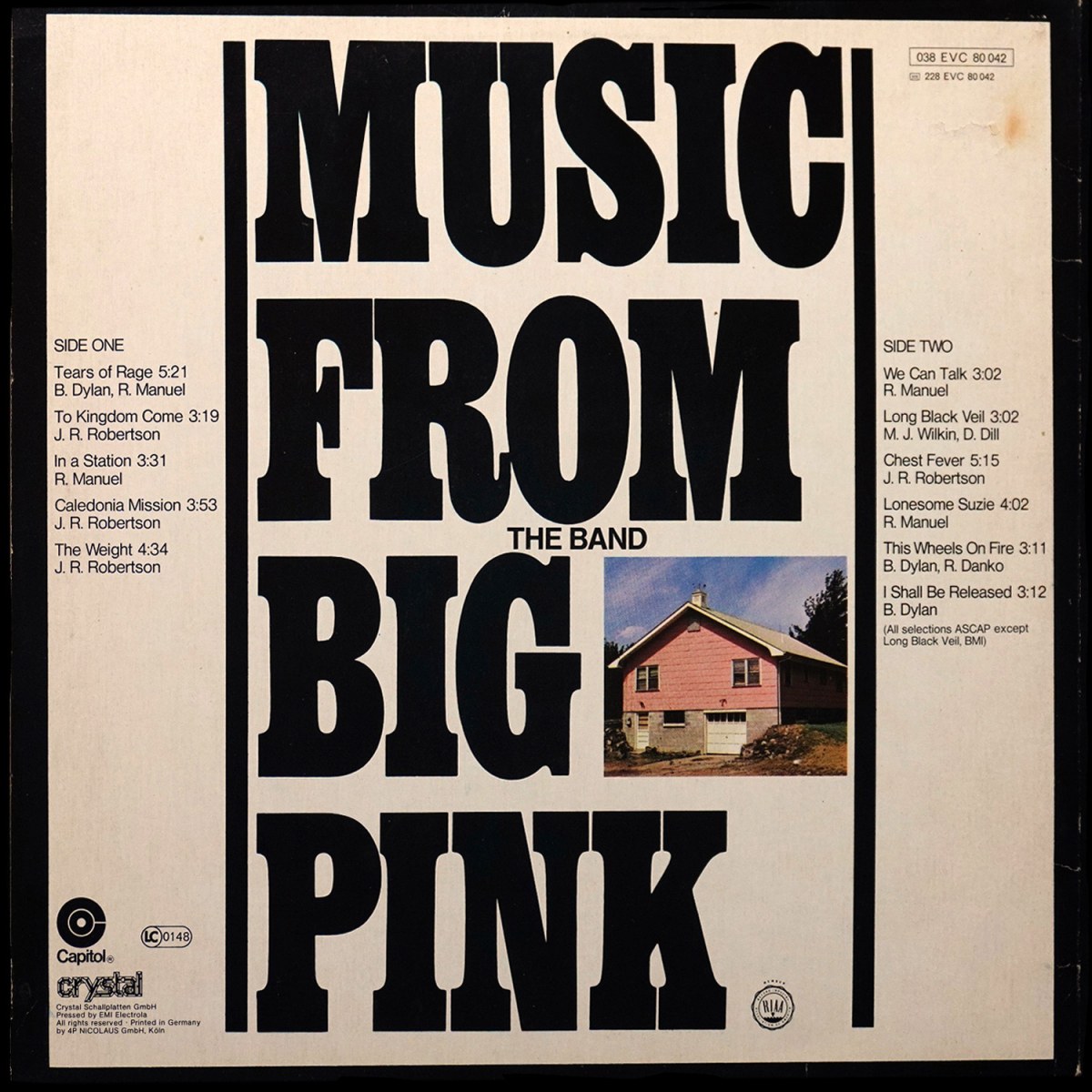 LP Band — Music From Big Pink фото 2