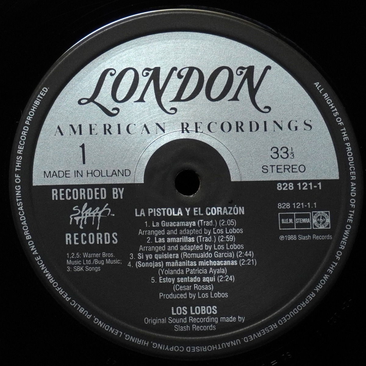 LP Los Lobos — La Pistola Y El Corazon фото 3