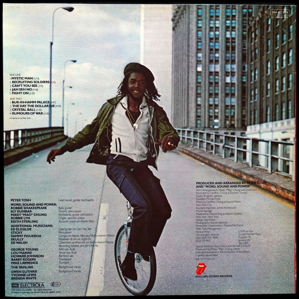 LP Peter Tosh — Mystic Man фото 3