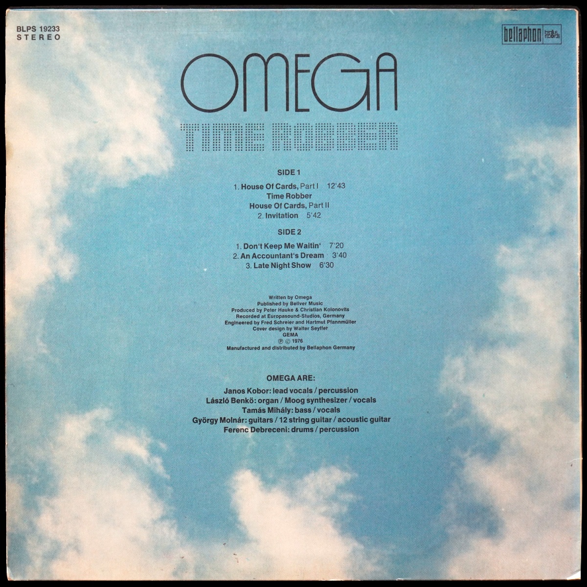 LP Omega — Time Robber фото 2
